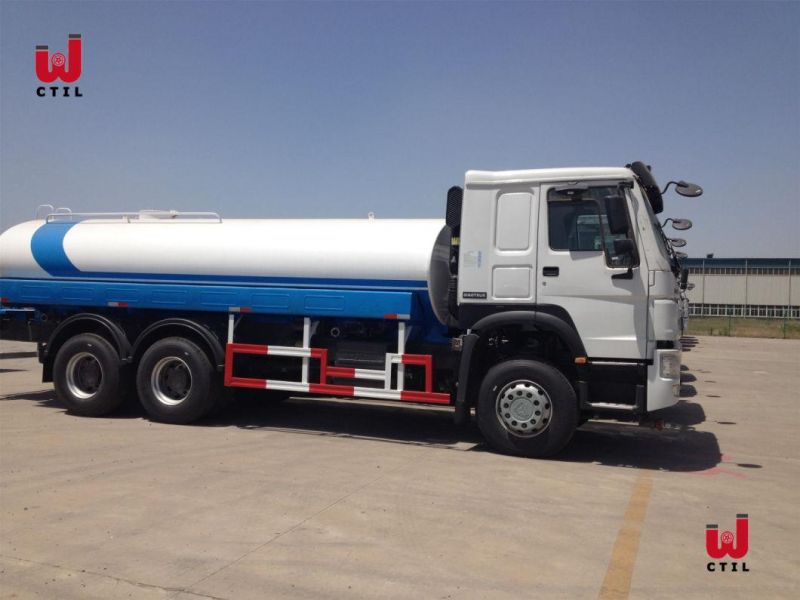 Sinotruck HOWO 20t 18L 6*4 Water Tanker Truck Sprinkler Truck