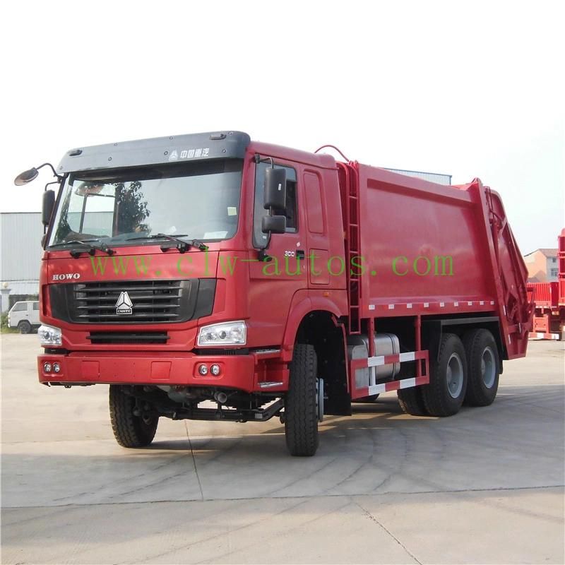 Sinotruk HOWO 3axles 6X4 15m3 Compressed Rubbish Collector Compactor Garbage Truck