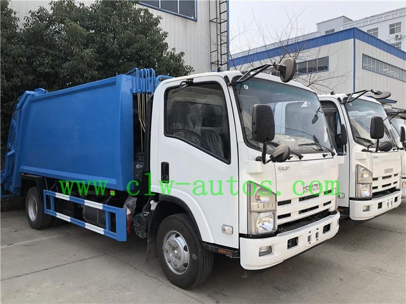 Japan Small 4X2 600p Garbage Compactor Truck 4 Ton 5cbm 5m3 Garbage Transport Truck Waste Collection Truck