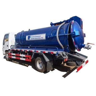 4X2 Sewage Fecal Suction Truck Dung Cart High Pressure Sewer Dredge Vehicle Septic Tank Cleaning Truck Sewage Vacuum Suction Truck