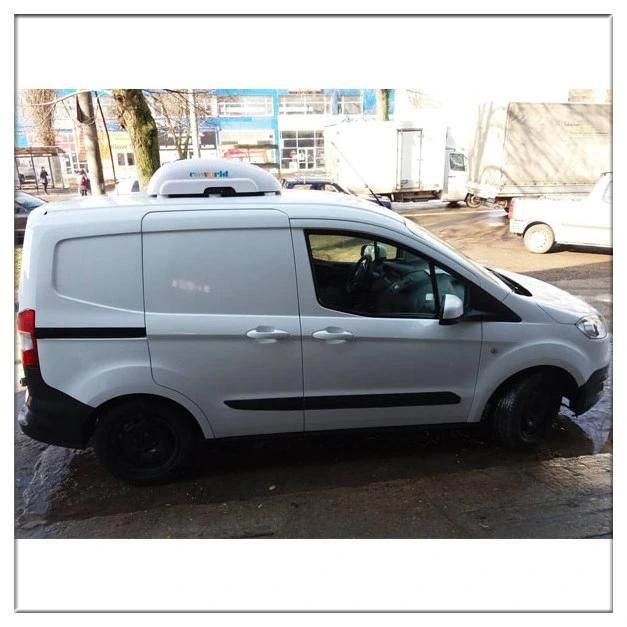 R404A Frozen Food Meat High Quality CE Roof Mounted Electric Battery Driven Cheap Van Refrigeration Unit