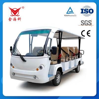 Power Saving Low Speed Electric Sightseeing Bus for Sale