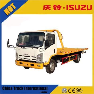 Isuzu Nqr 700p 4*2 191HP Flatbed Tow Wrecker Truck