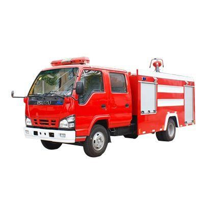 600p Double Cabin Is Zu Fire Truck Nkr Fire Fighting Truck 2500L/3000L for Sale