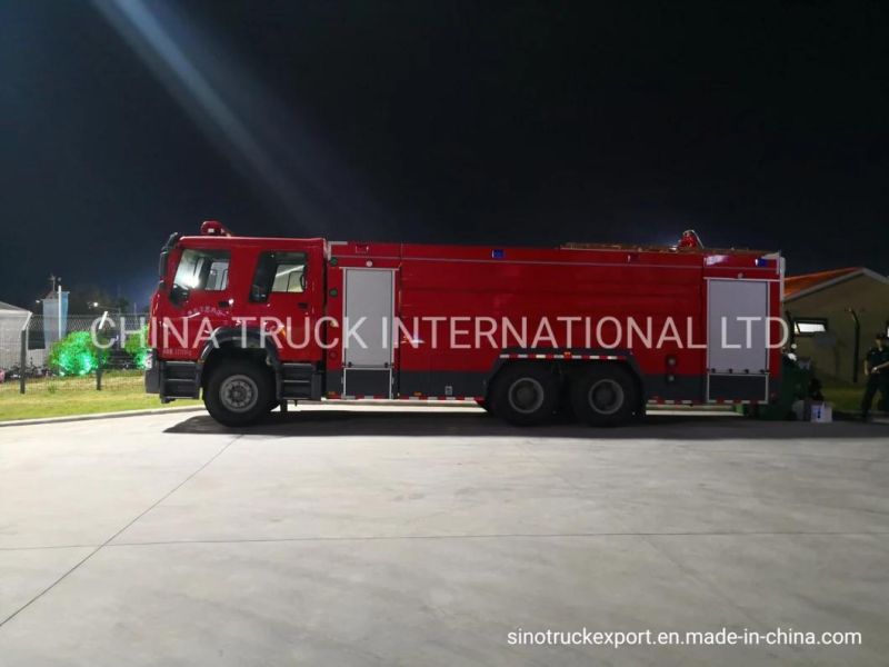 HOWO 6X4 Sinotruk 6000L Water and Foam Tanker Fighting Truck for Fire