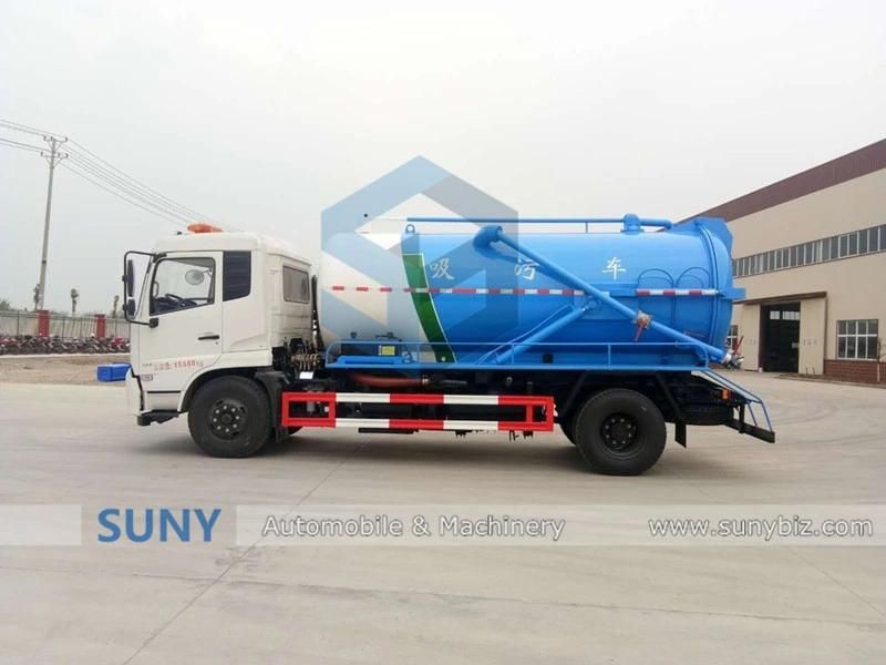 8-12cbm 4X2 Sanitation Sewage Suction Truck Factory