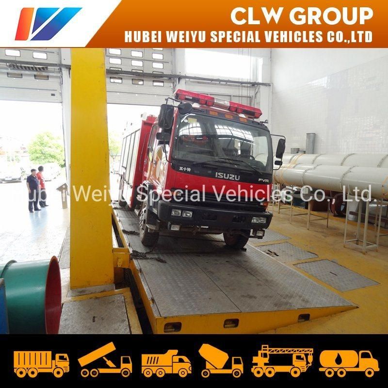 Isuzu Emergency Rescue Fire Vehicle 240HP Rescue Fire Truck Mounted 5tons Crane
