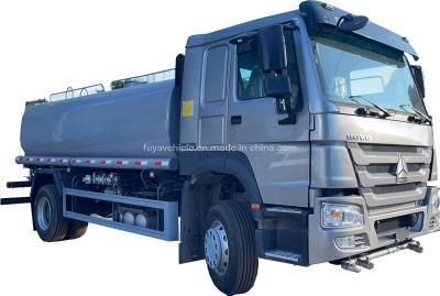 Sinotruk 4X2 Rhd 12000L 15000L Water Spinkler Truck Grey Color 12ton 15ton Clean Water Truck for Street Cleaning