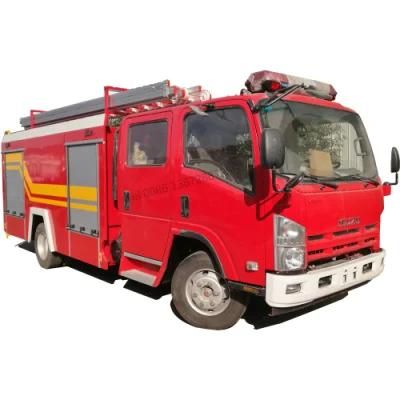 Isuzu 700p Series 4000liter Water and Foam Tank Fire Truck