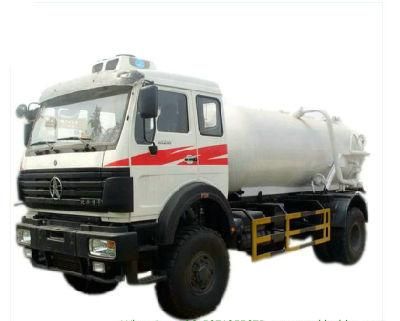 Beiben 4X4 off Road Vacuum Tanker Truck Sewage Pump Tanker