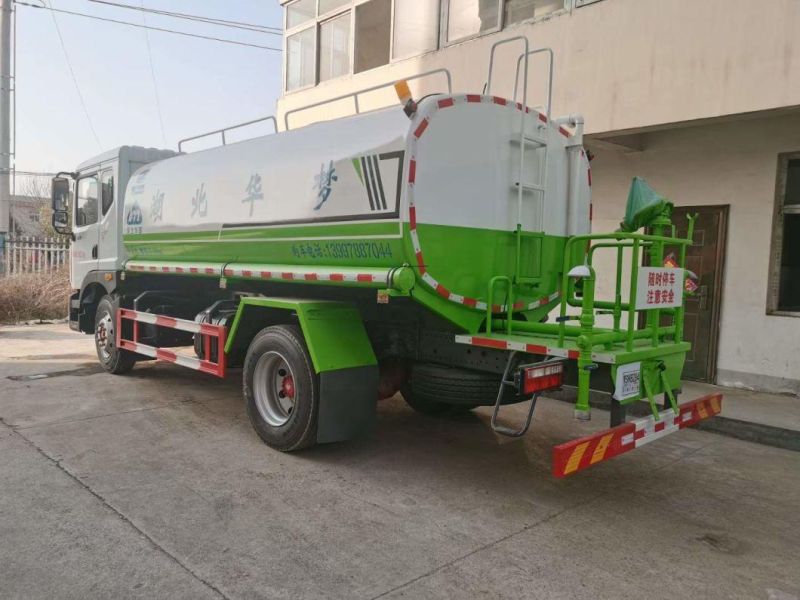 Dongfeng 4000 Gallons 3 Wheels Drinking Water Tank Dimension Nonpotable Water Tank Camion Truck for Sale