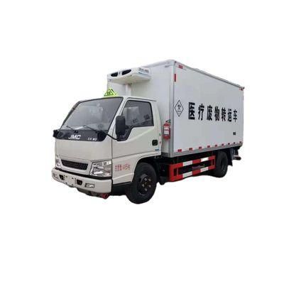 Jmc Medical Waste Refuse Transfer Vehicle Hospital Waste Shippingtruck with Refrigeration Function