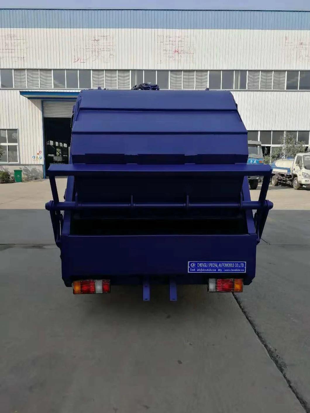 5cbm 10 Cbm 15 Cbm Capacity of Garbage Can Refuse Cleaning Compactor Garbage Truck