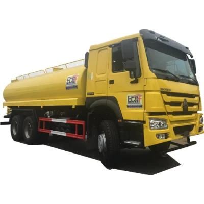 Stainless Steel 25000liters HOWO Water Tank Truck with Water Pump