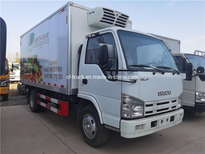 Good Quality Japan Brand Isuzu 100p 4X2 Mini 3tons 2 Ton Freezer Refrigerated Truck Price