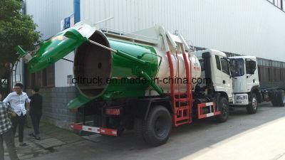 5-15 Cubic Meter 4X2 LHD Rhd Small Kitchen Garbage Truck