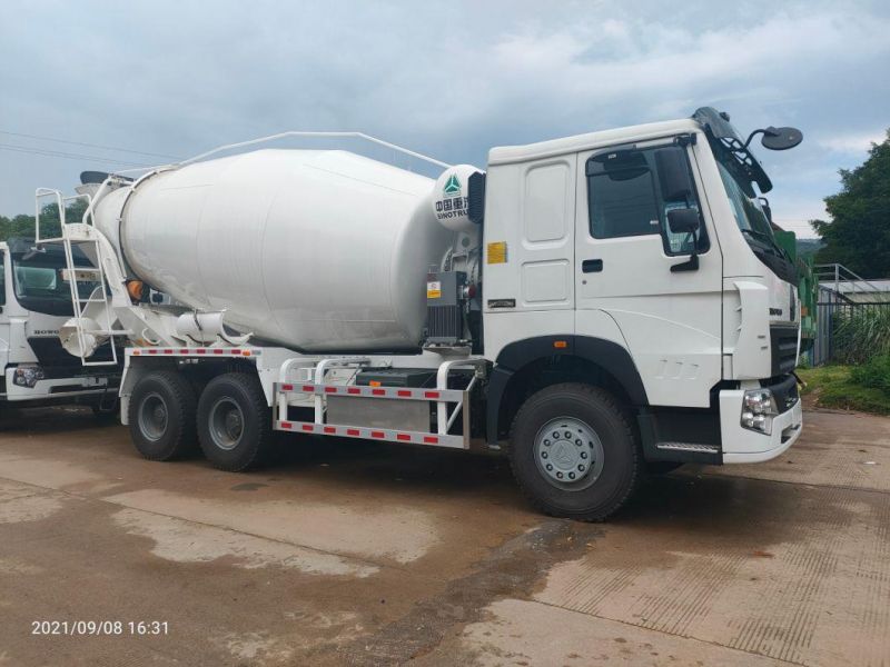 HOWO Brand New Concrete Mixer Truck Sinotruck 9-12 Cubic Meter Cement Mixer Truck for Sale
