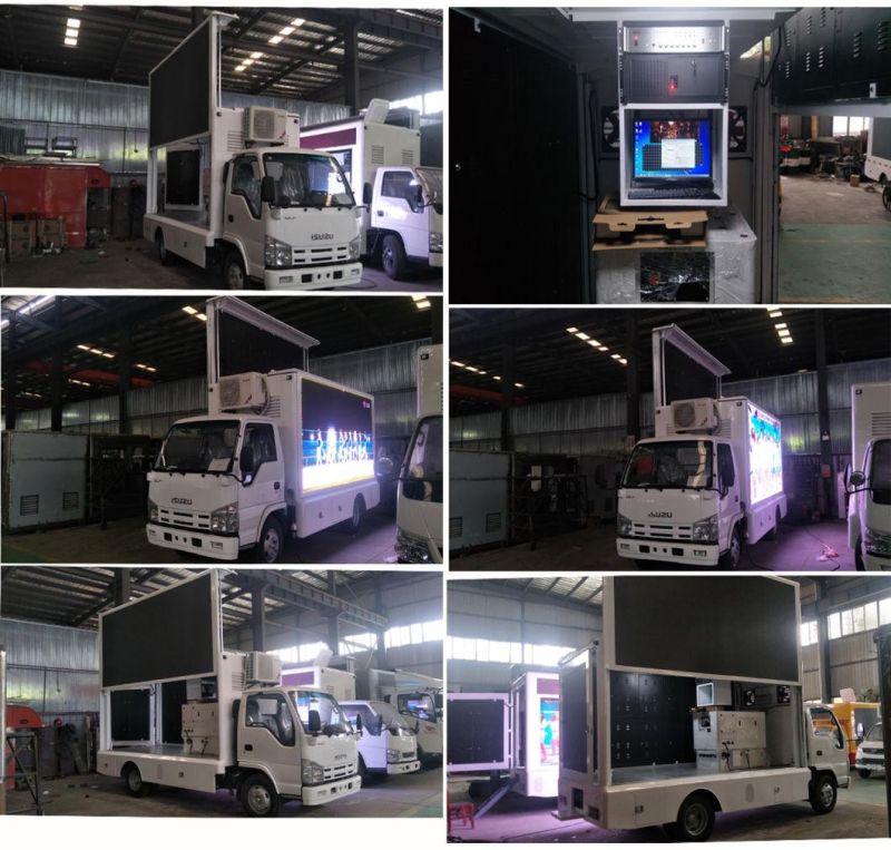 Isuzu P4 Full Color LED Screen Display Billboard Advertising Truck