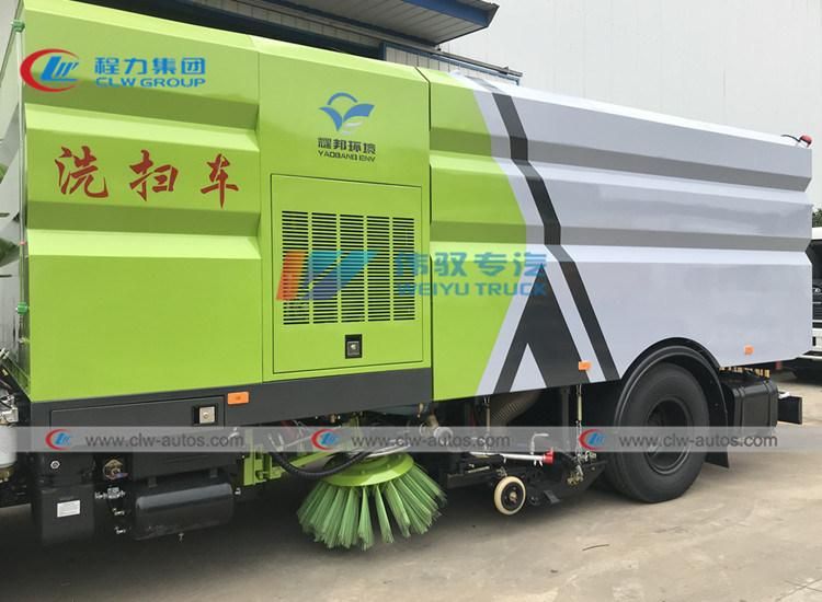 Dongfeng High Pressure Road Washing & Sweeper Truck/Vacuum Road Sweeper Truck/Street Cleaning Truck