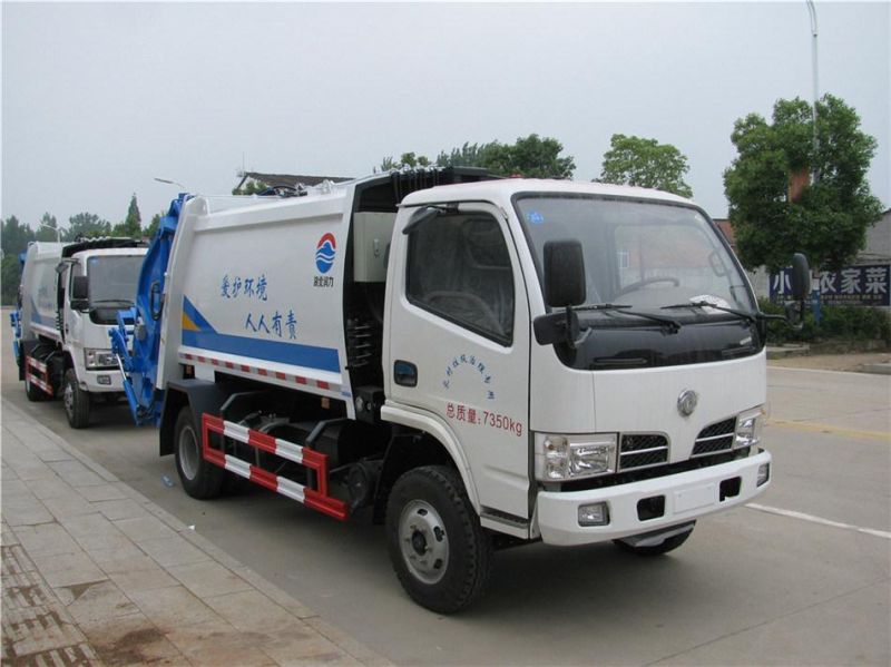 Dongfeng Frika 4X2 New 6m3 Garbage Compactor Truck for Sale in Africa