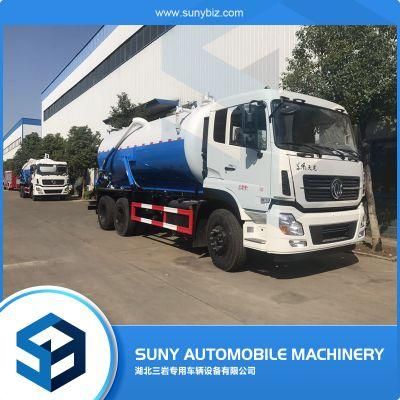 18m3 Dongfeng Kinglong 10 Wheelers 18 Cubic Meter Vacuum Sewage Truck, 18, 000 Liters Gully Emptier Rhd LHD