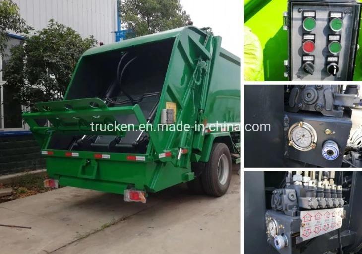 Japan Brand Hot Sale 3m3-20m3 Trash Compactor Truck Diesel/Gasoline Engine Waste Container Body