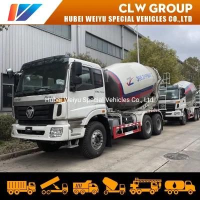 6X4 8cubic Meters 8m3 Concrete Mixer Truck Mixing Equipment with Hydraulic Pump Cement Tansit Truck