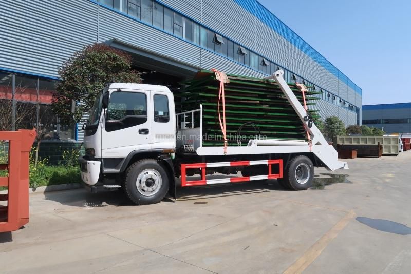 Japan I Suzu 10tons 12tons 14tons Skip Loader Container Garbage Truck