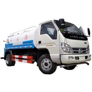 5cbm Foton Forland Euro 3 Diesel Water Sprinkler Truck with Side Sprayer