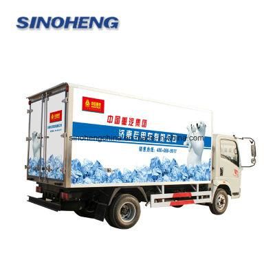 130HP Sinotruk HOWO Refrigerated Truck with 17 Cubic Capacity