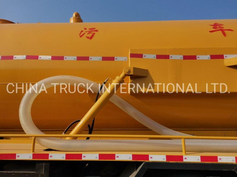Dongfeng 4X2 New Brand 10.5m3 Sewage Suction Truck