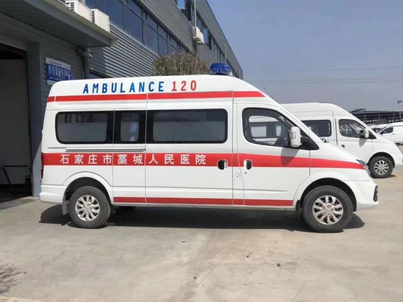 Emergency High Quality Ambulance Transit Saic Maxus V80 Standard Negative Pressure Diesel Ambulance Vehicle