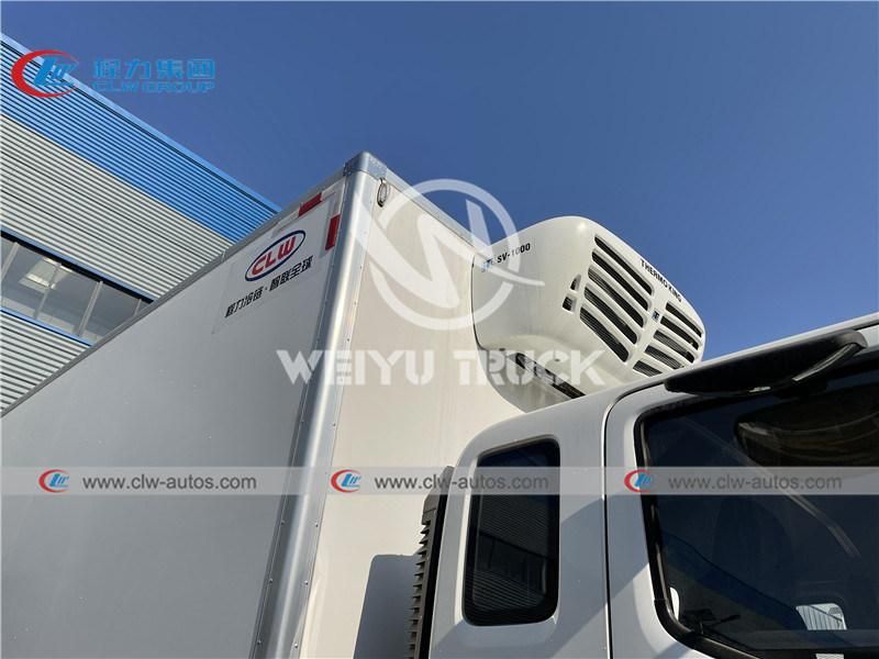 4X2 Foton Auman 10tons 30cbm Fresh Meat Vegetables Refrigerated Truck Refrigerator Van Box Truck with Thermo King Freezer Unit