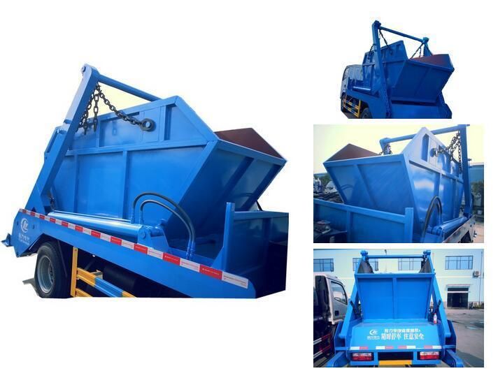 Dongfeng 4X2 Swept-Body Refuse Collector Swing Arm Garbage Truck