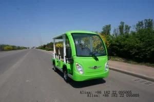 8 Seater 48/72V Electric Sightseeing Bus with Ce