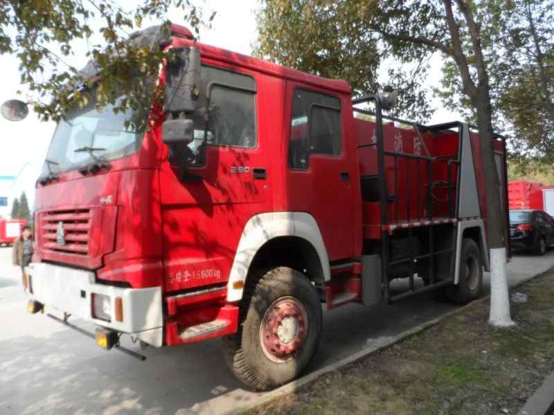 Low Price HOWO Dongfeng Isuzu Ftr Mini 4X2 6m3 Water 2m3 Foam Water Tank Fire Fighting Truck Resuce Fire Engine Truck Price Fire Truck for Sale