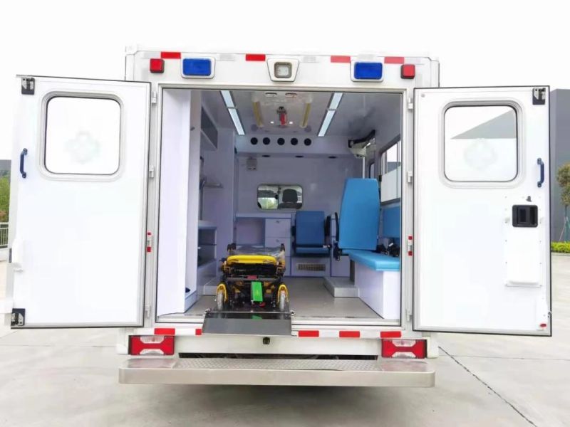 Foton 4X4 Ambulance Vehicle Emergency Monitoring Emergency Medical Hospital Ambulance Car Price for Sale