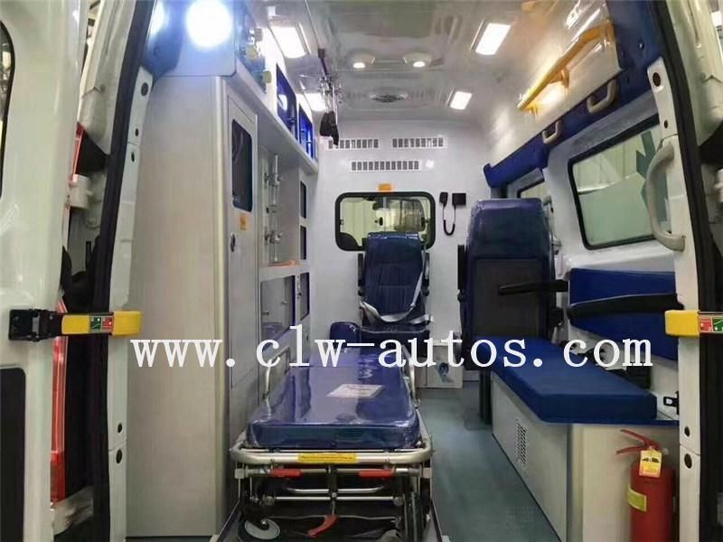 Ford 4X2 Mobile Negative Pressure Isolation Ambulance Car for Sale