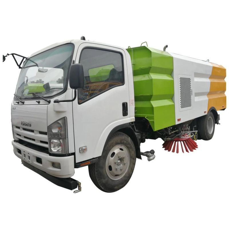 I Suzu 700p 190HP Euro 5 Small Airport Runway Sweeper Truck