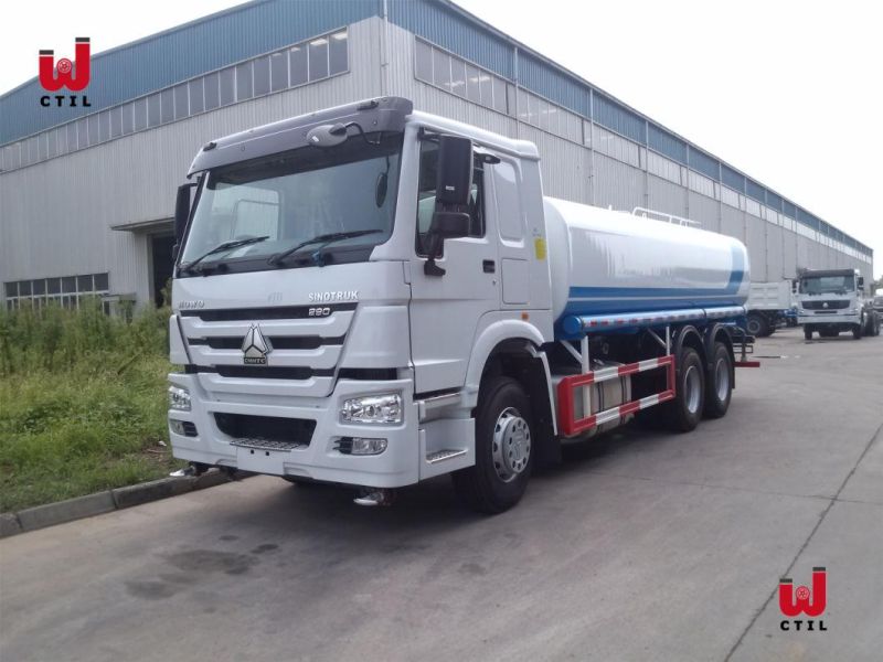 China Supplier/Manufacturer HOWO Farm Street Green Garden Spraying Fire Sprinkler Tank Truck for Water Pump/Tanker