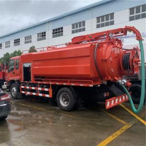 12 Tons Isuzu Highe Pressure Combined Sewer Cleaner Truck