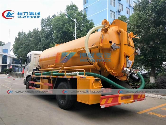 15tons Sewage Suction Truck Hot Selling Fecal Suction Truck 15cbm Sewer Vacuum Truck