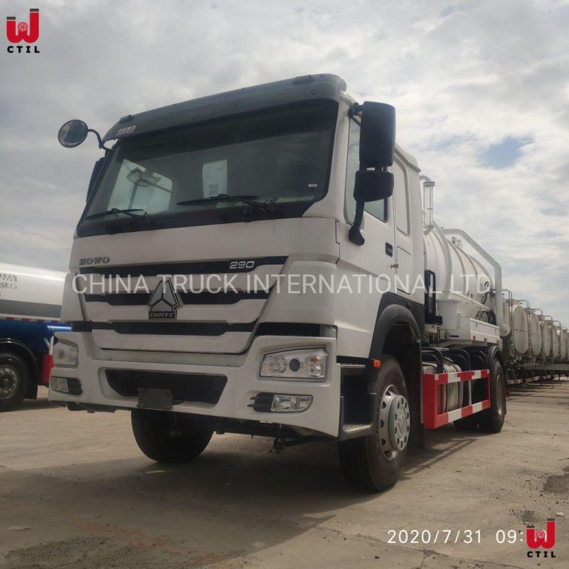 HOWO 4X2 Sewage Truck Sewage Suction Tanker Truck