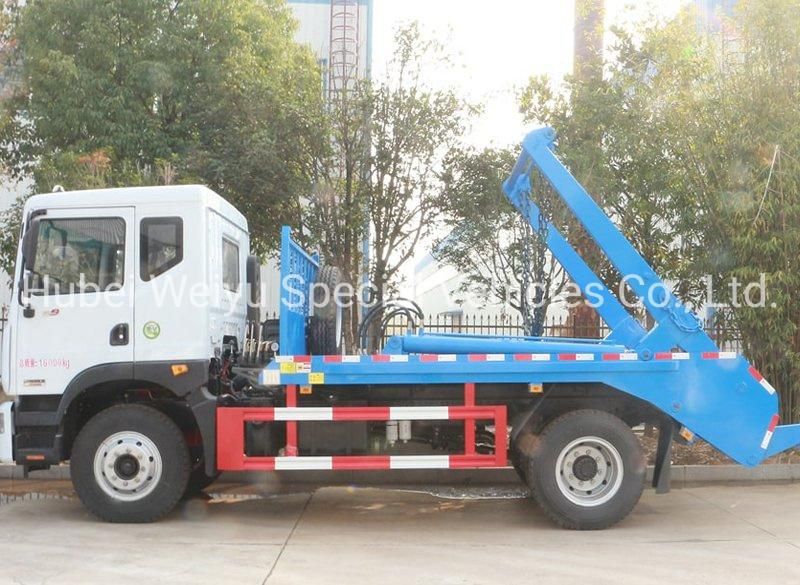 4*2 Arm Swing Garbage Truck with Hopper Dongfeng Brand Hydralic 6 Tons-8tons Garbage Trailer