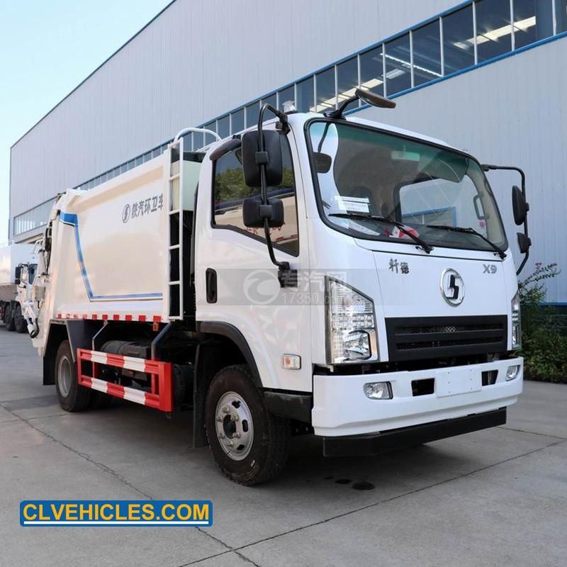 5cbm Trash Container Rubbish Lorry Refuse Transport Truck Waste Compactor Garbage Truck