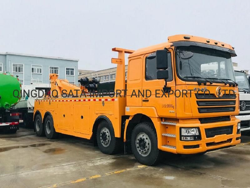 Shacman 8*4 30ton Rescue Vehicle Road Wrecker Truck