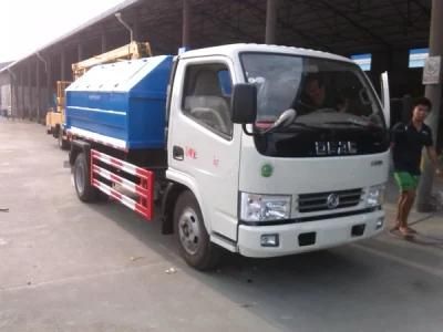 Dongfeng Mini Sanitation Truck Hydraulic Hook Arm Garbage Truck