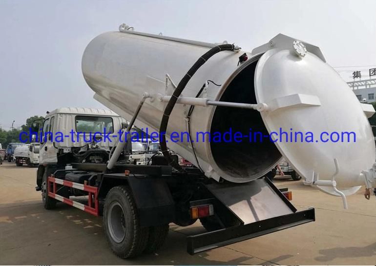 Isuzu Qingling Ftr 4*2 190HP 10cbm Sewage Tank Truck