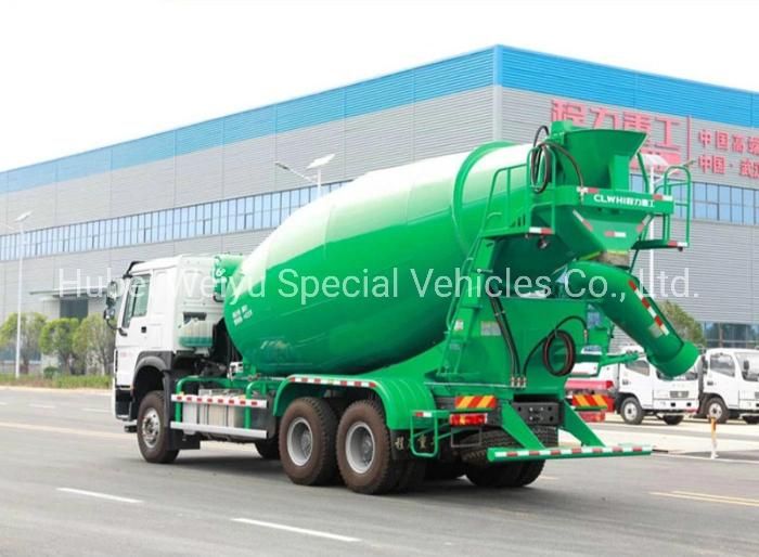 China Hot Sale Sinotruk HOWO 9cbm/9m3/9000liters Construction Cement Transport Trucks 10m3/10cbm/10000L Self Loading Concrete Mixer Truck