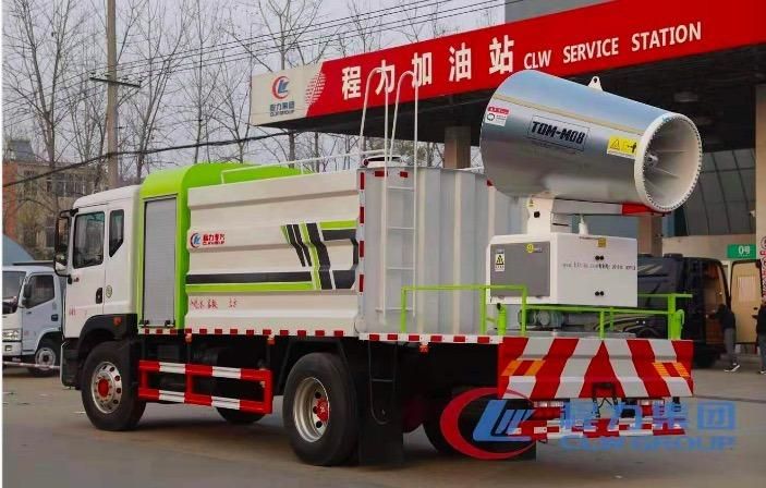 Factory Selling Dongfeng 10m3 12m3 Dust Suppression Sterilizing Vehicle 40m 50m 60m 100m 120m TDM-M10 Disinfection Disinfecting Disinfectant Truck